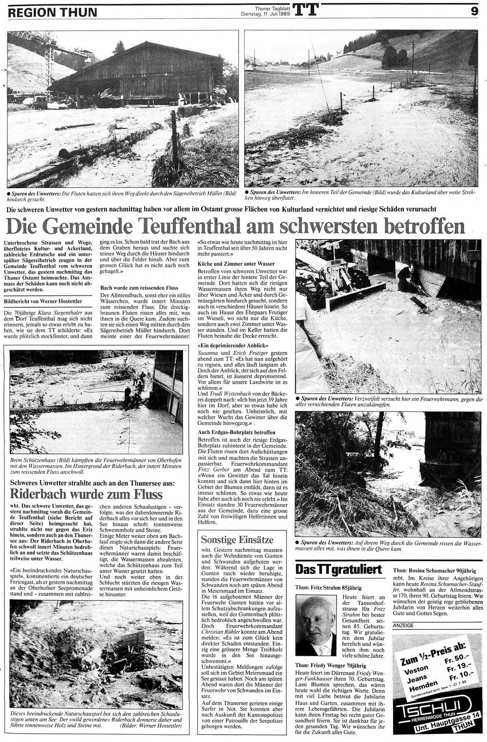 19890710 01 Flood Teuffenthal BE 19890710 01 Flood Teuffenthal BE Thuner Tagblatt 11.07.89 02.jpg