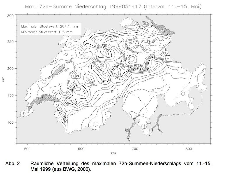 Datei:19990512 01 Starkregen und Hochwasser Nordschweiz Regensummenkarte1.jpg