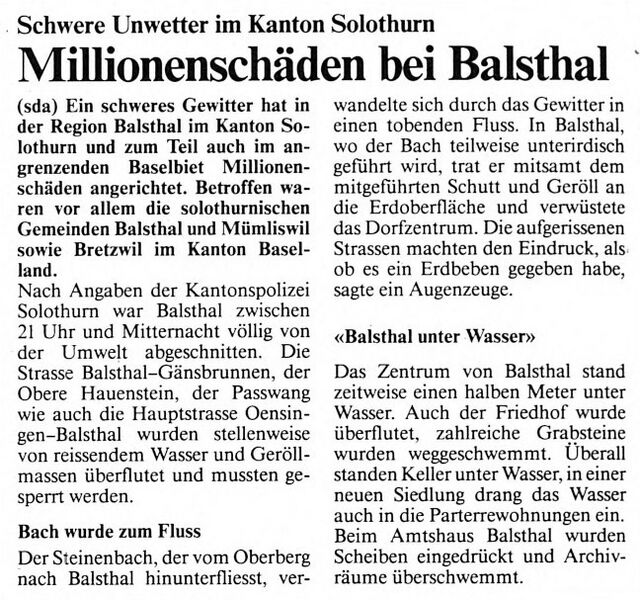 Datei:19860619 01 Flood Balsthal SO Thuner Tagblatt 21.06.86.jpg